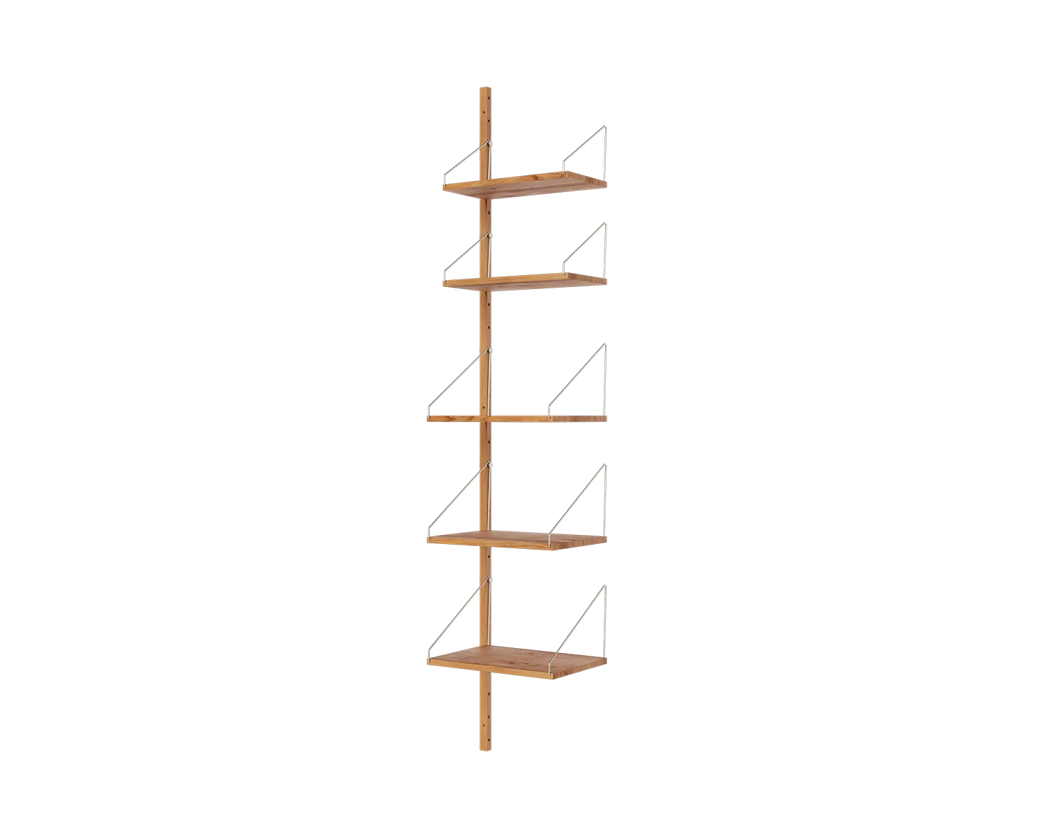 FRAMA - Shelf Library Add-on Section | Natural Oak | H185.2 / W40