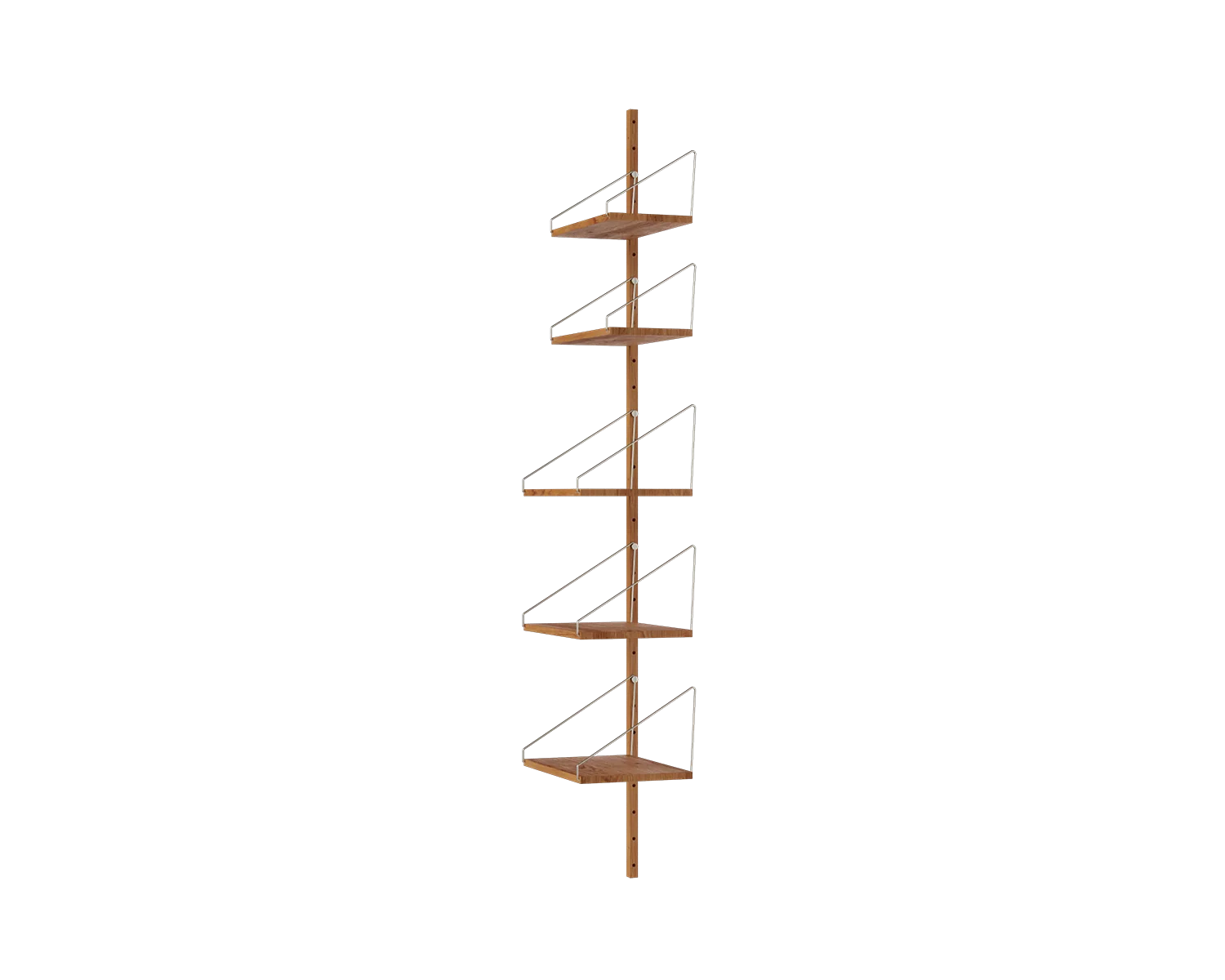 FRAMA - Shelf Library Add-on Section | Natural Oak | H185.2 / W40