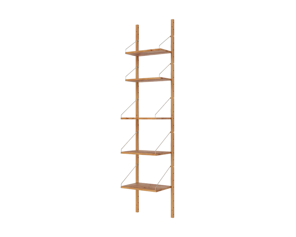 FRAMA - Shelf Library Single Section | Natural Oak | H185.2 / W40