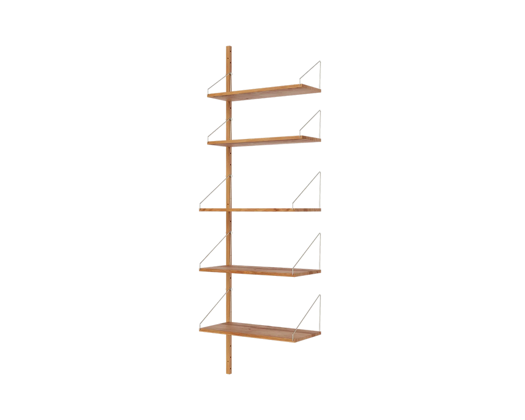 FRAMA - Shelf Library Add-on Section | Natural Oak | H185.2 / W60 FRAMA