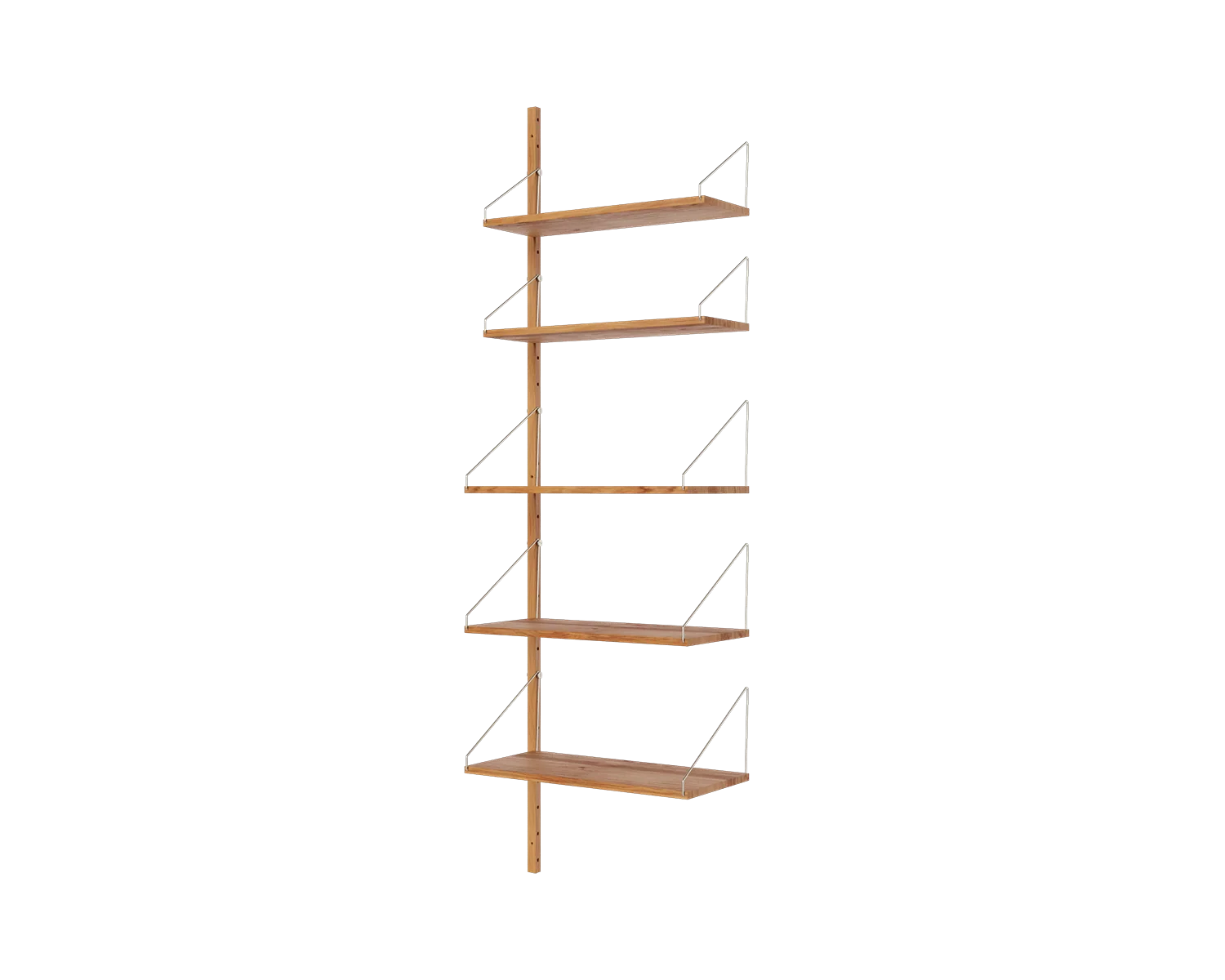FRAMA - Shelf Library Add-on Section | Natural Oak | H185.2 / W60