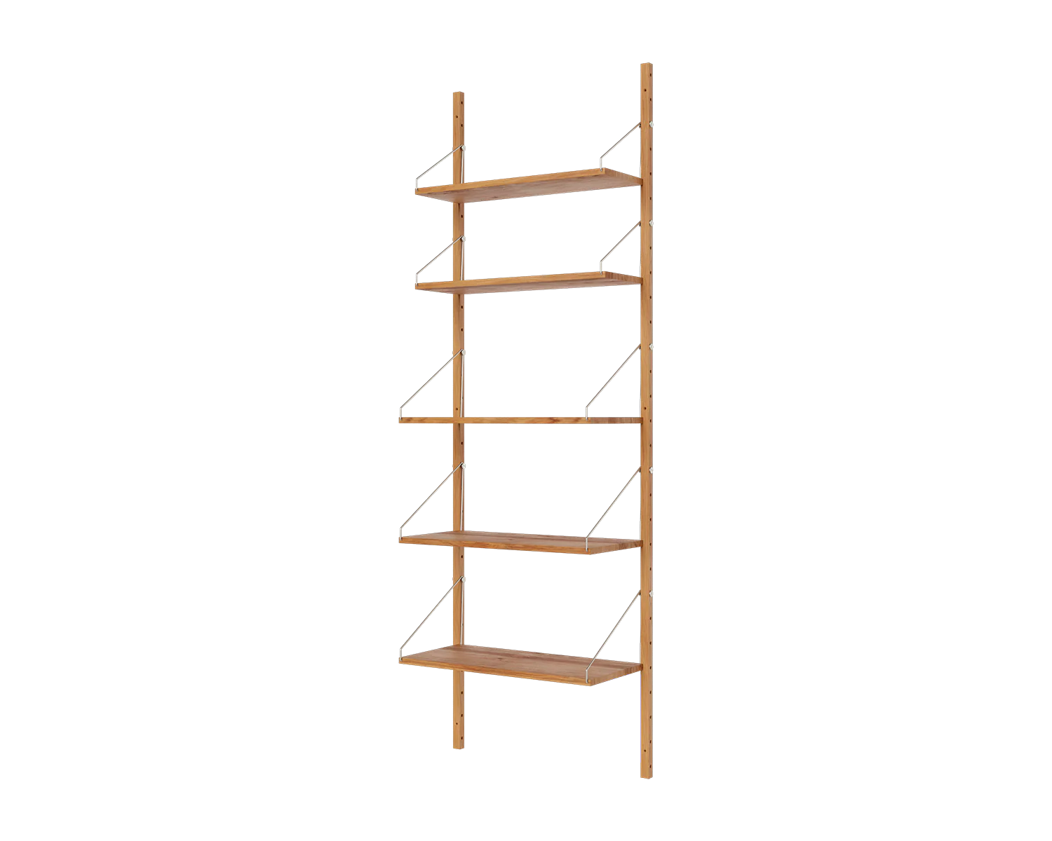 FRAMA - Shelf Library Single Section | Natural Oak | H185.2 / W60