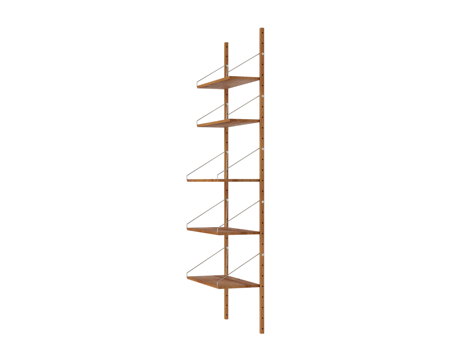 FRAMA - Shelf Library Single Section | Natural Oak | H185.2 / W60