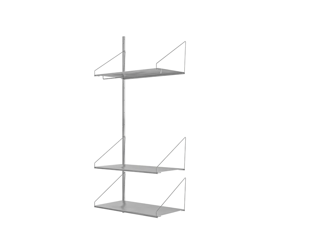 FRAMA - Shelf Library Add-on Hanger Section | Stainless Steel | H185.2 / W80