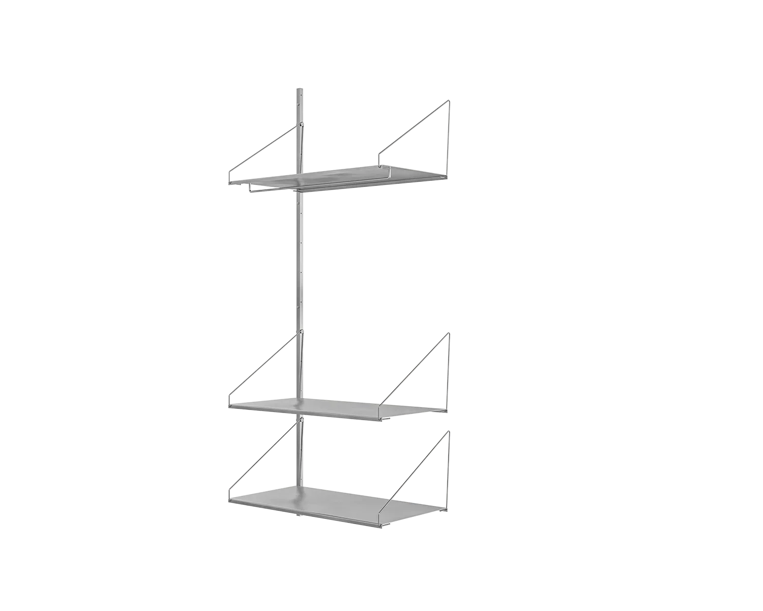 FRAMA - Shelf Library Add-on Hanger Section | Stainless Steel | H185.2 / W80