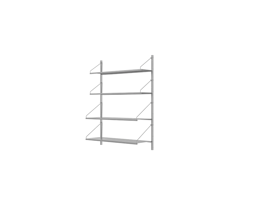 FRAMA - Shelf Library Single Section | Stainless Steel | H108.4 / W80 FRAMA