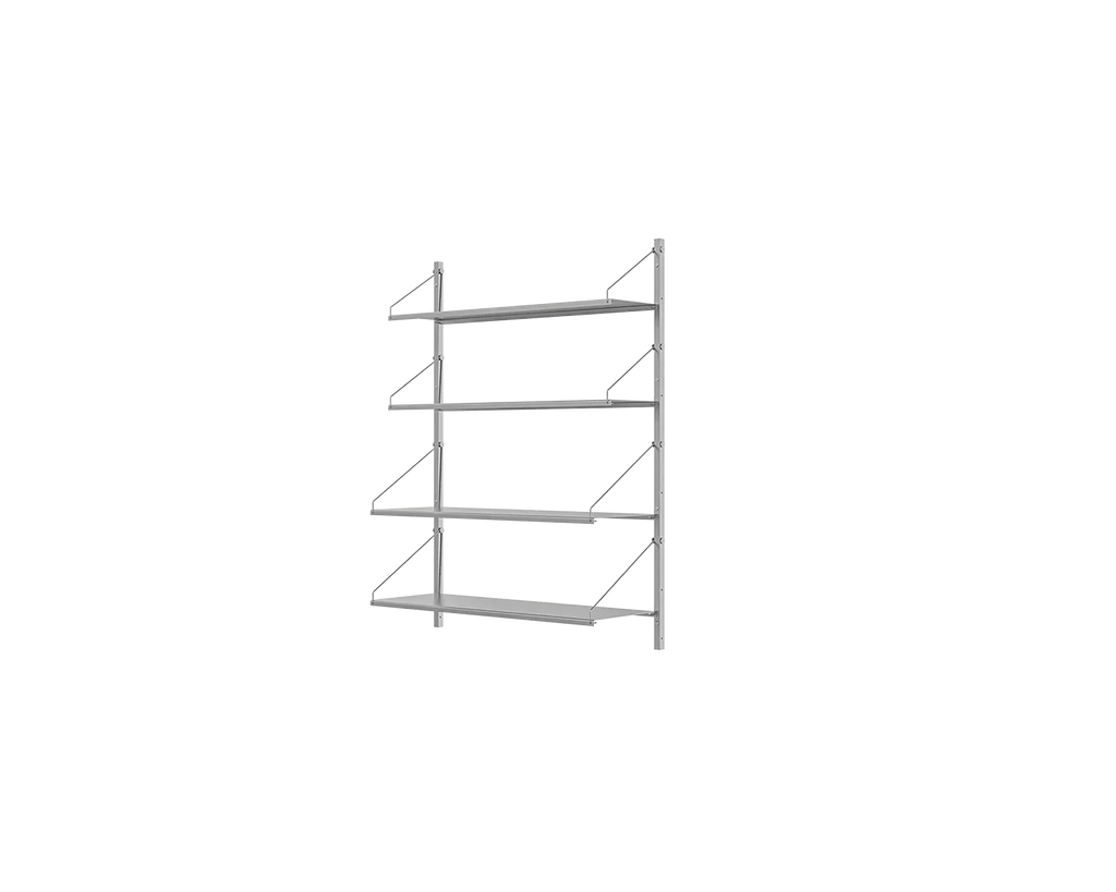 FRAMA - Shelf Library Single Section | Stainless Steel | H108.4 / W80