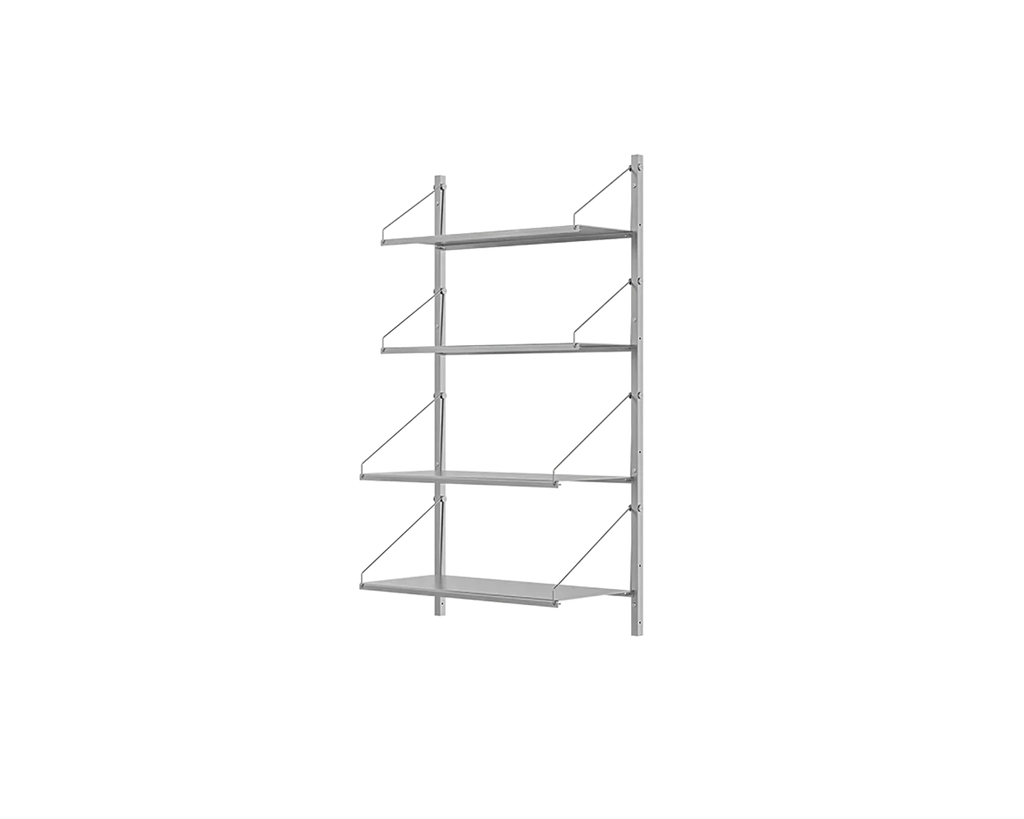 FRAMA - Shelf Library Single Section | Stainless Steel | H108.4 / W60