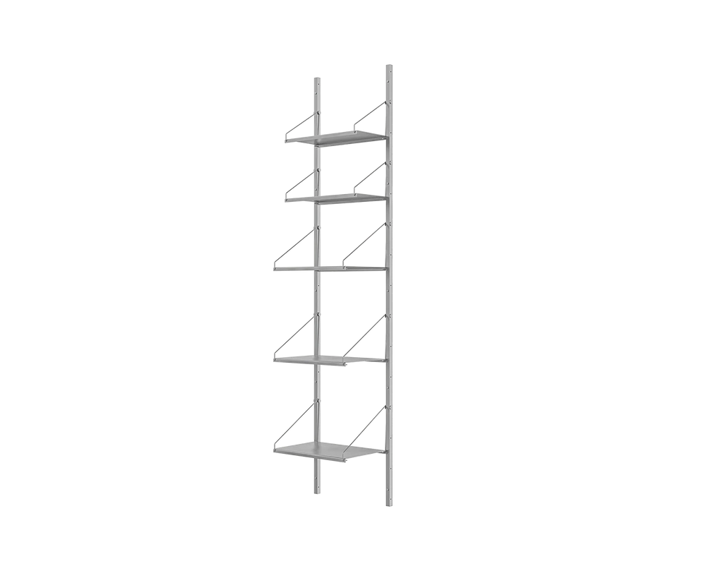 FRAMA - Shelf Library Single Section | Stainless Steel | H185.2 / W40 FRAMA
