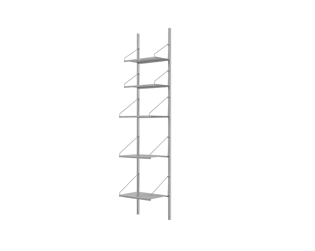 FRAMA - Shelf Library Single Section | Stainless Steel | H185.2 / W40
