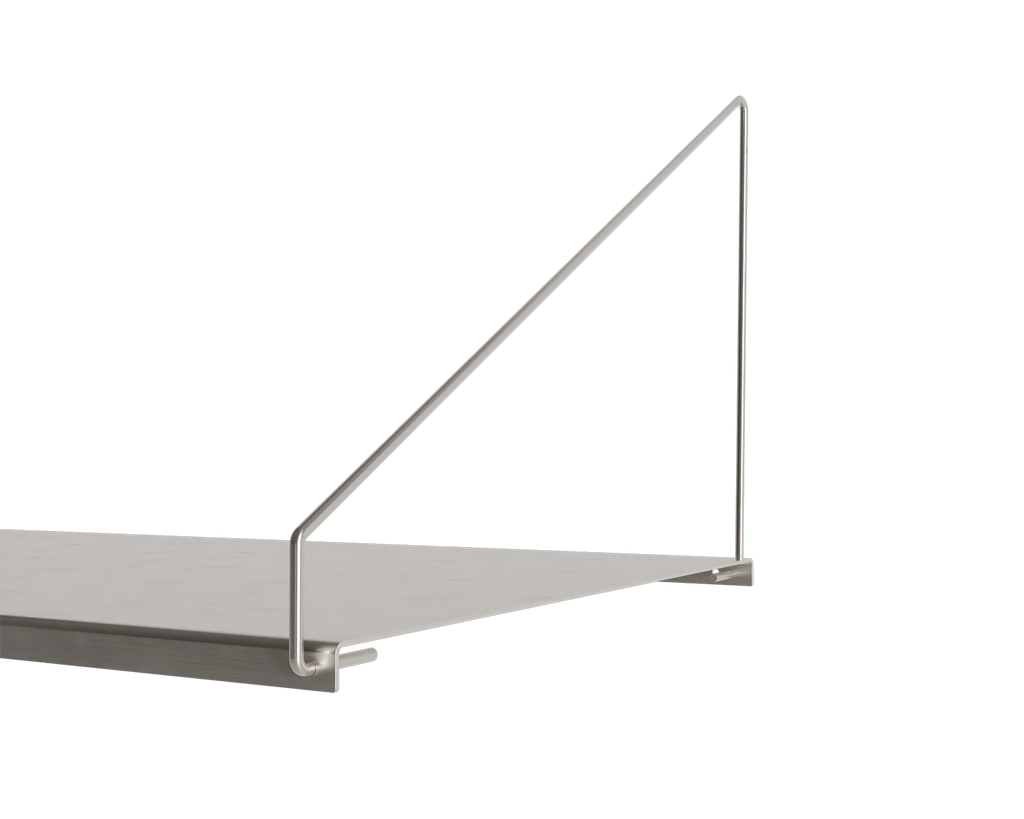 FRAMA - Library Desk Shelf | Stainless Steel | D40 / W80 FRAMA