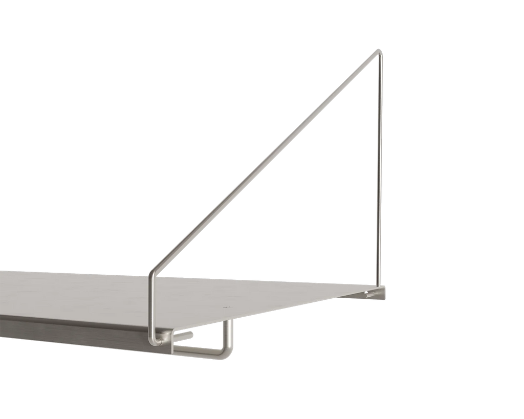 FRAMA - Library Hanger Shelf | Stainless Steel | D40 / W80 FRAMA