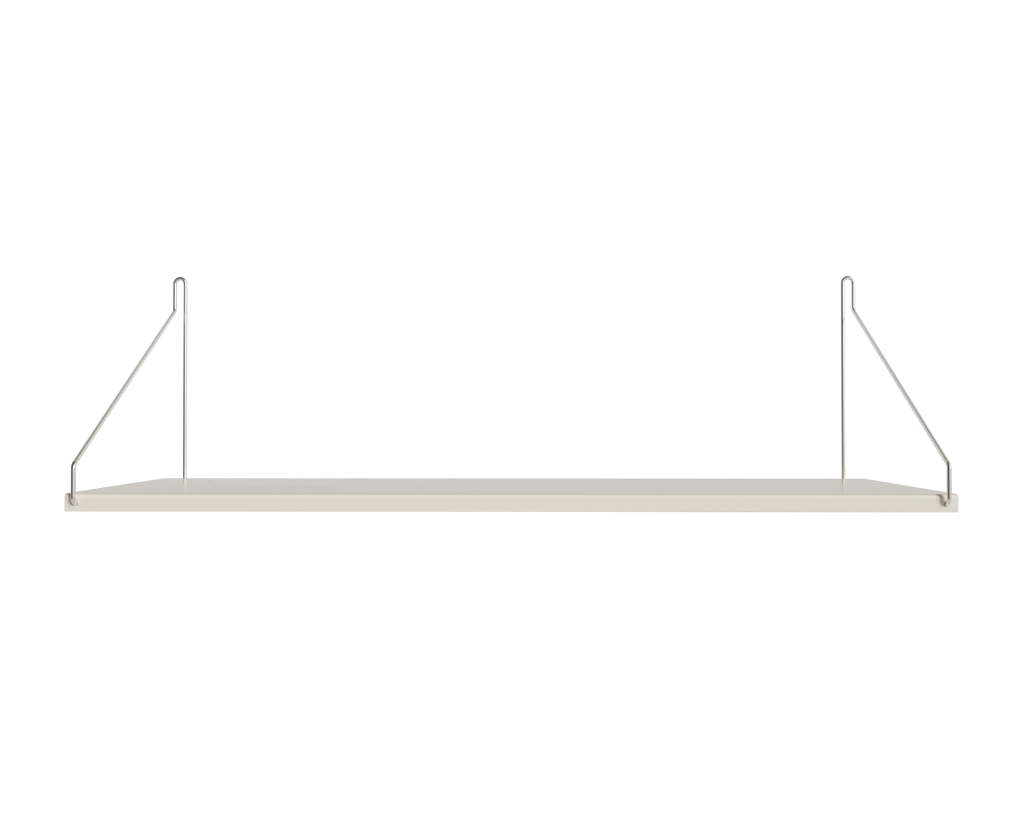 FRAMA - Single Shelf | Warm White Steel | D27 / W80 FRAMA