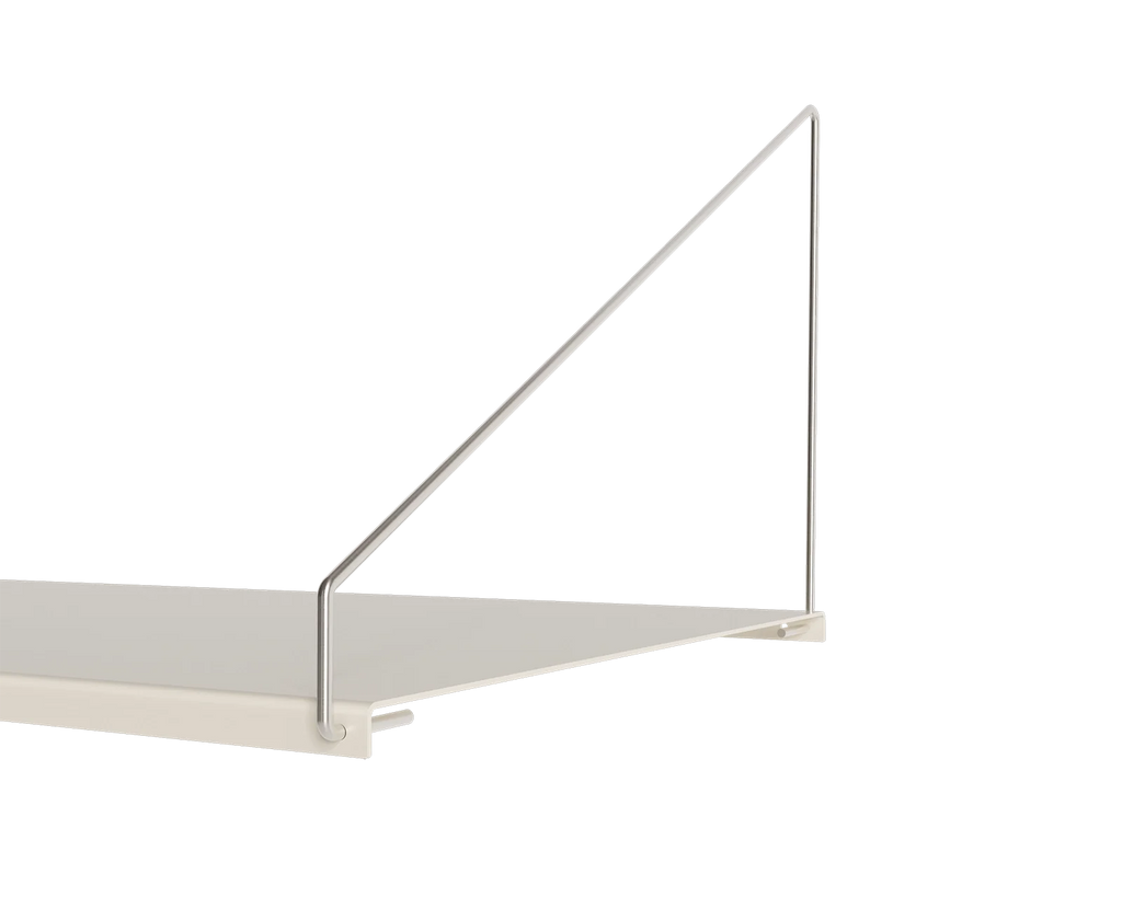 FRAMA - Library Desk Shelf | Warm White Steel | D40 / W80 FRAMA