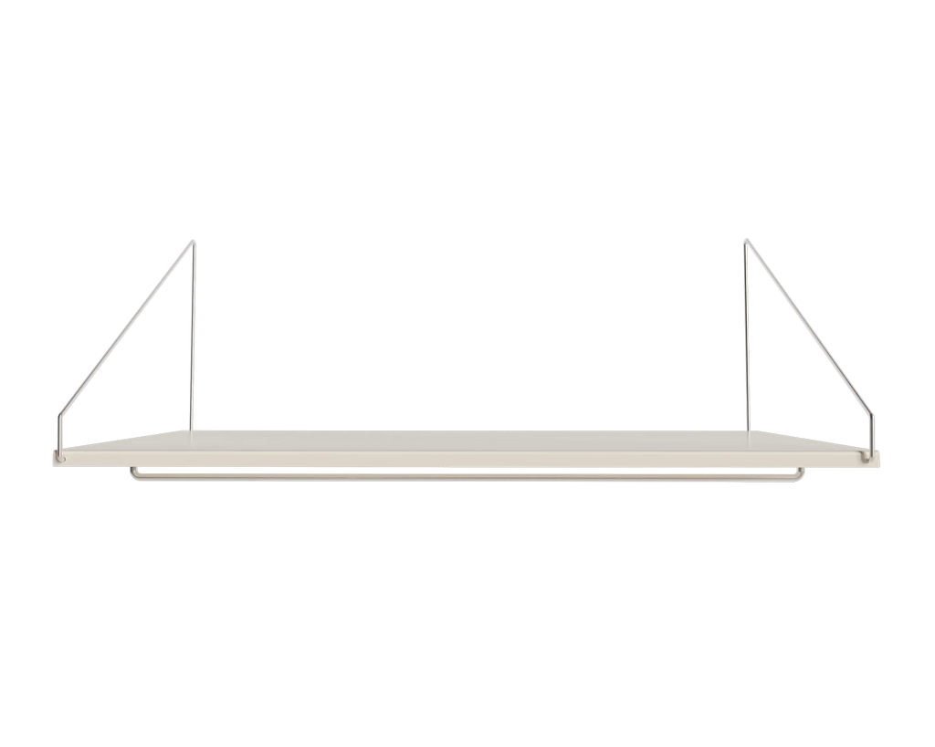 FRAMA - Library Hanger Shelf | Warm White Steel | D40 / W80 FRAMA