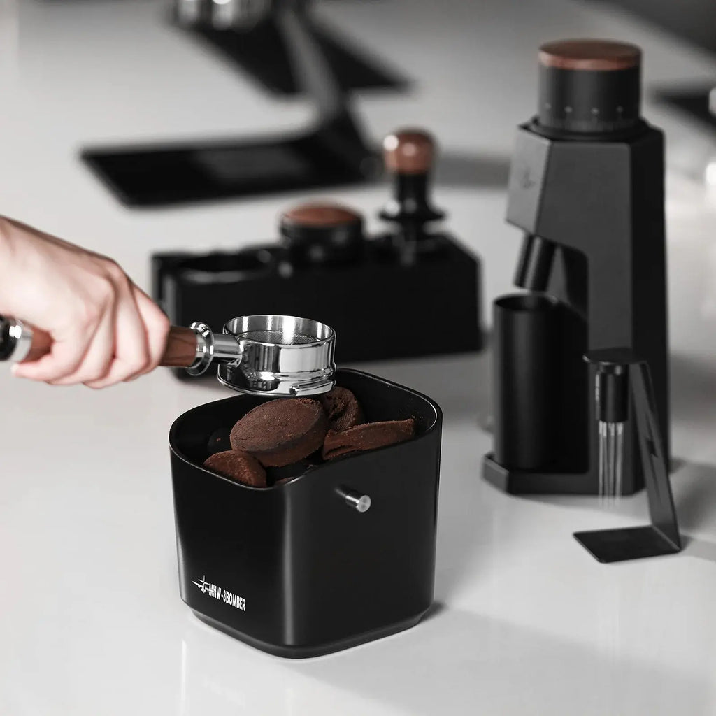 MHW-3BOMBER knock box square black 1.2 l MHW-3BOMBER