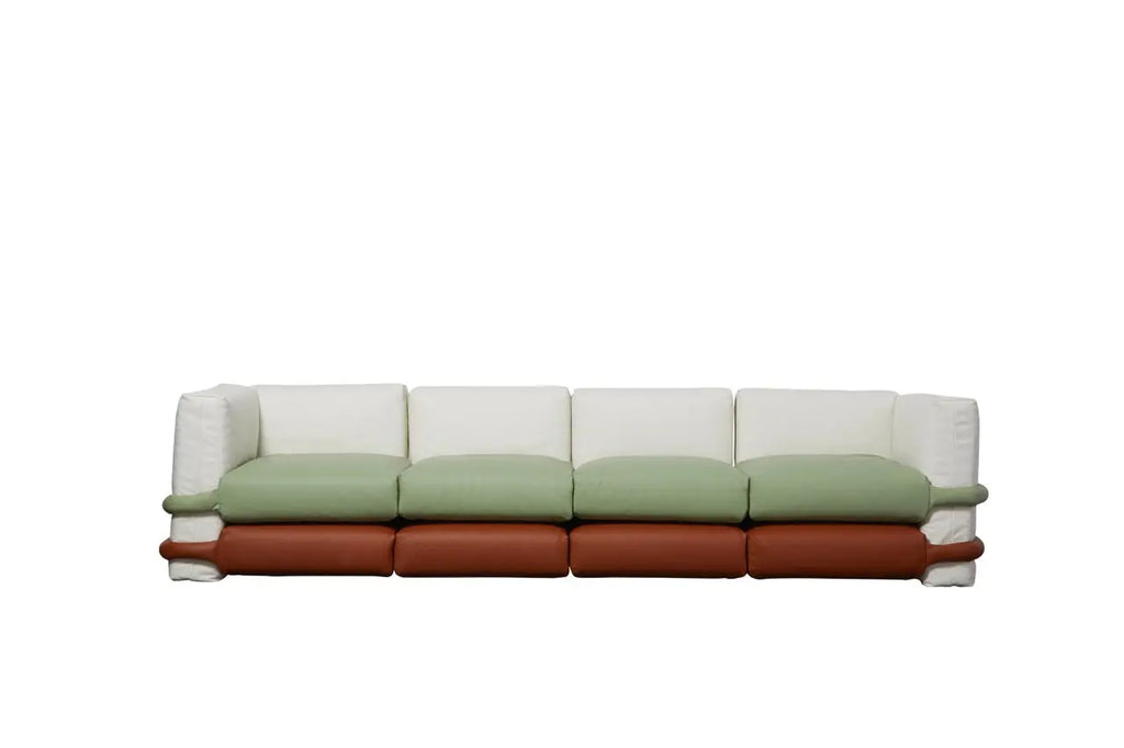 Muller Van Severen - Pillow Sofa in Leather BD Barcelona