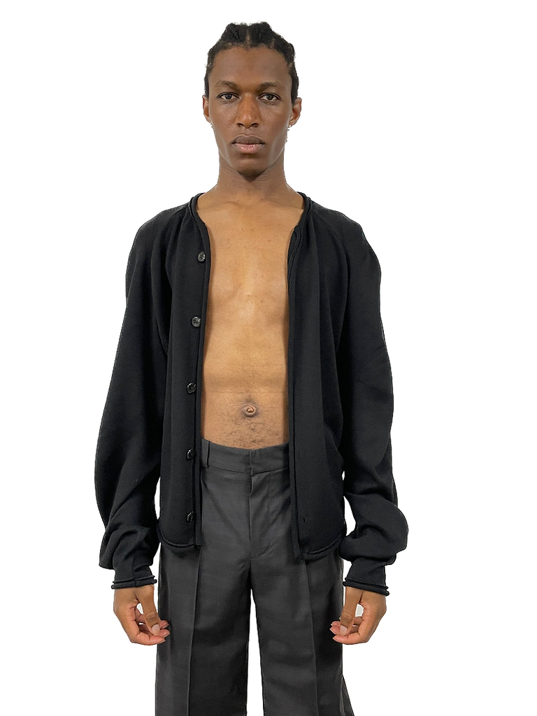 Gathered Knit Cardigan SF 1 OG