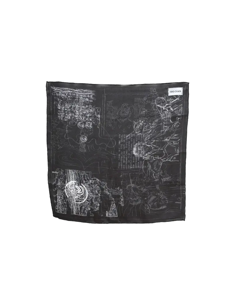 Vivienne Silk Scarf Fine Chaos