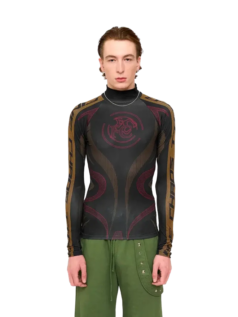 The Dreamers Club Top - Black/Red Fine Chaos