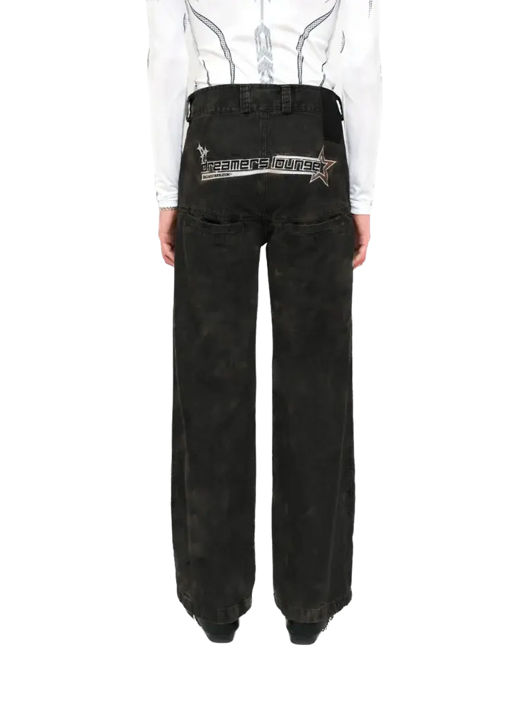 Dreamers Lounge Jeans - Black Fine Chaos