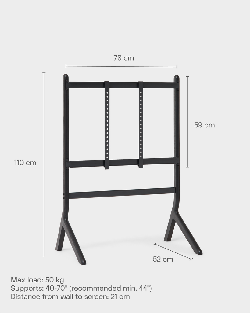 Hopper - Black Oak Pedestal