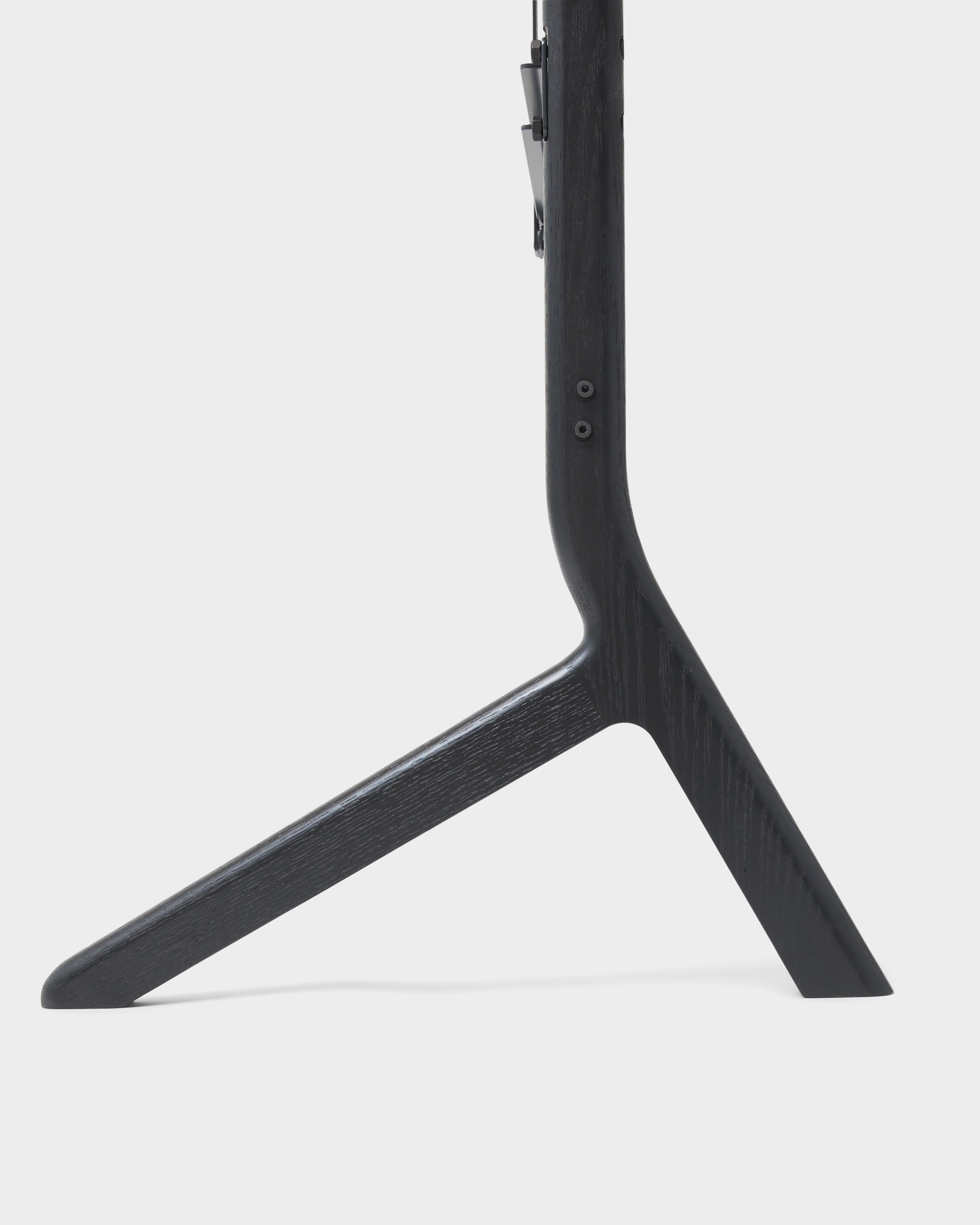 Hopper - Black Oak Pedestal