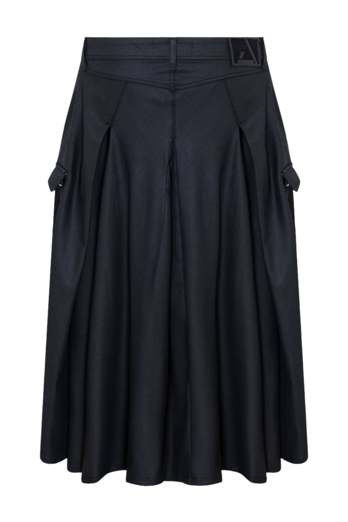 Denim Pleated Skirt JNORIG