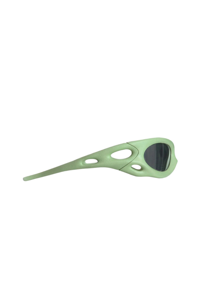 NOBUO 3D PRINTED SUNGLASSES PEELED LIME JNORIG
