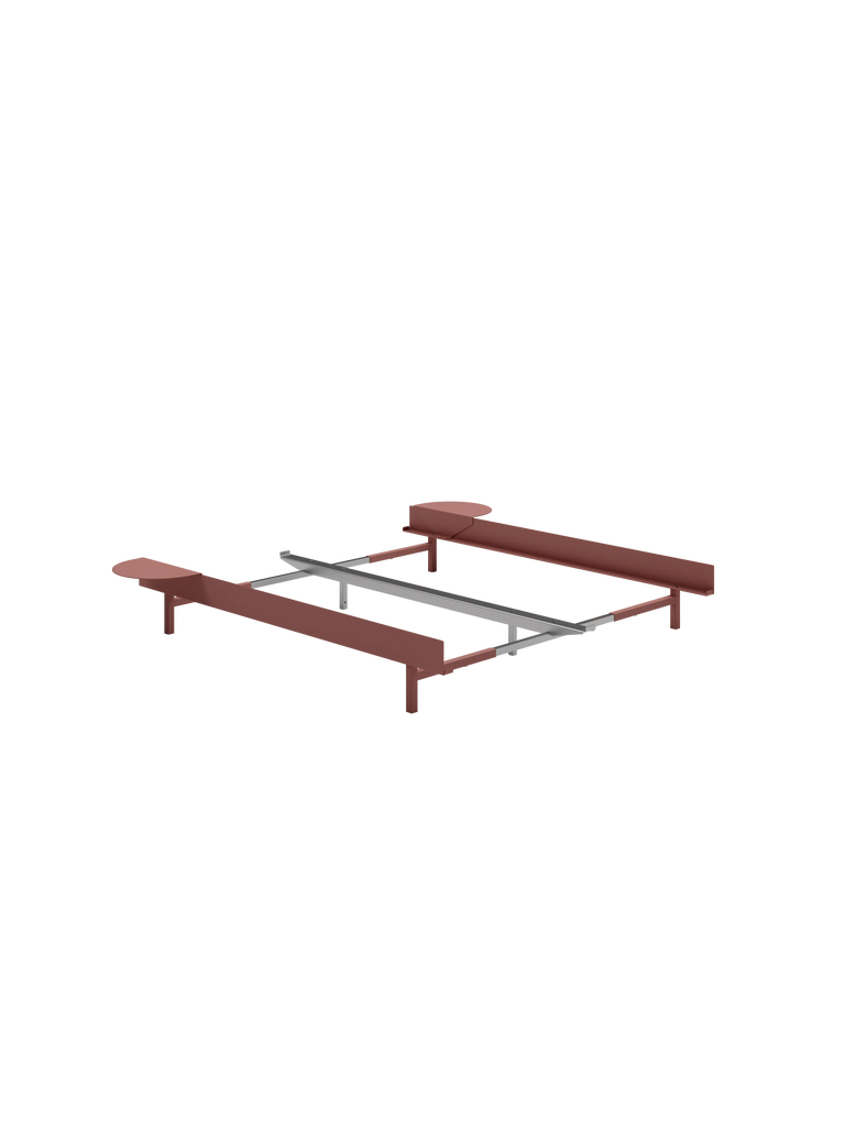 Bed - Dusty Rose Low MOEBE