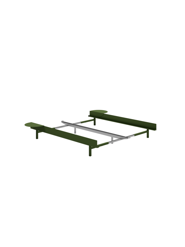 Bed - Pine Green Low MOEBE