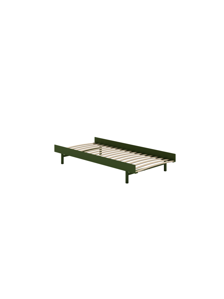 Bed 90 - Pine Green Low MOEBE