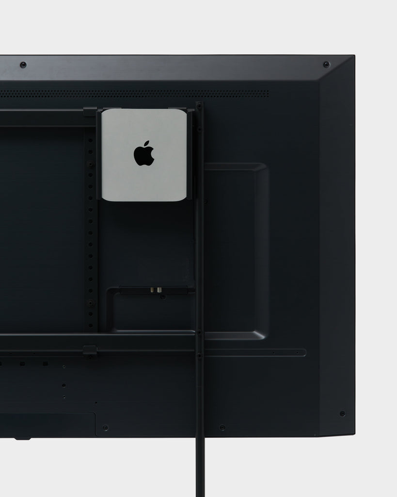Mac Mini Mount - Charcoal Pedestal