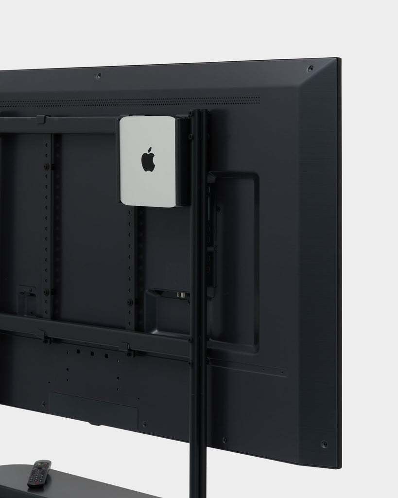 Mac Mini Mount - Charcoal Pedestal