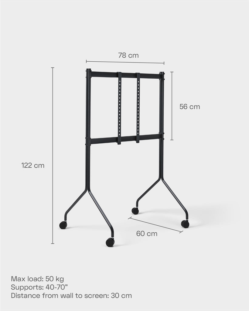 Moon Rollin' Tall - Charcoal Pedestal