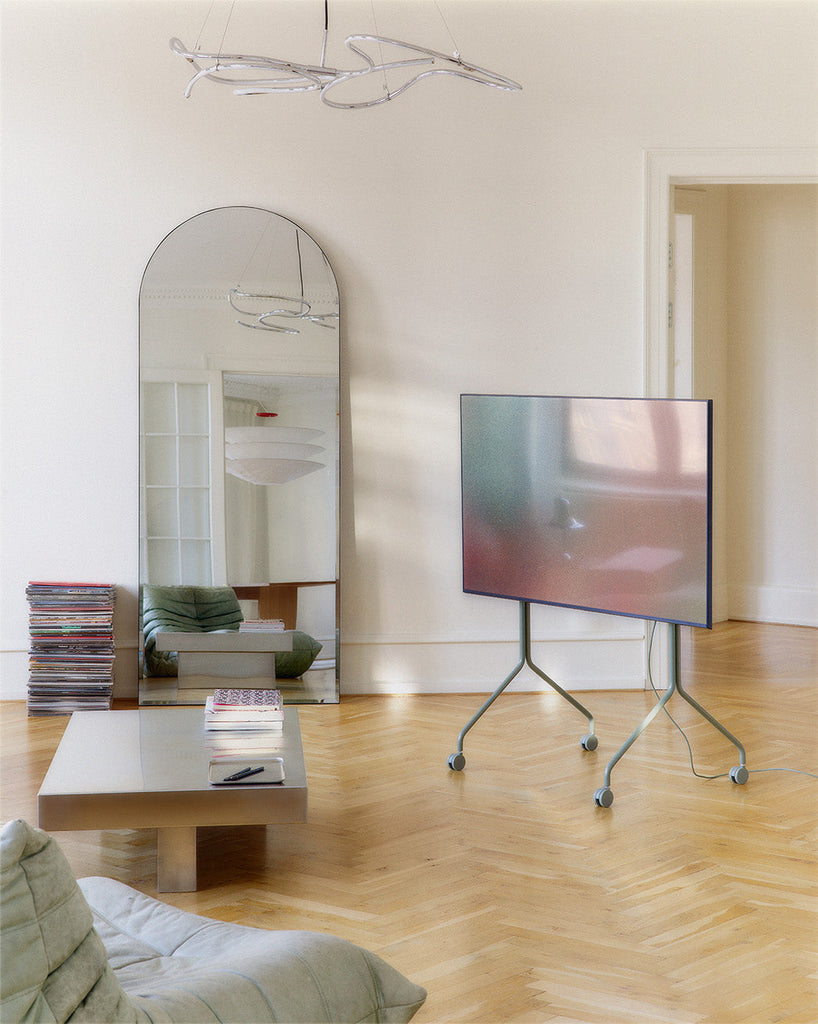 Moon Rollin' Tall - Mossy Green Pedestal