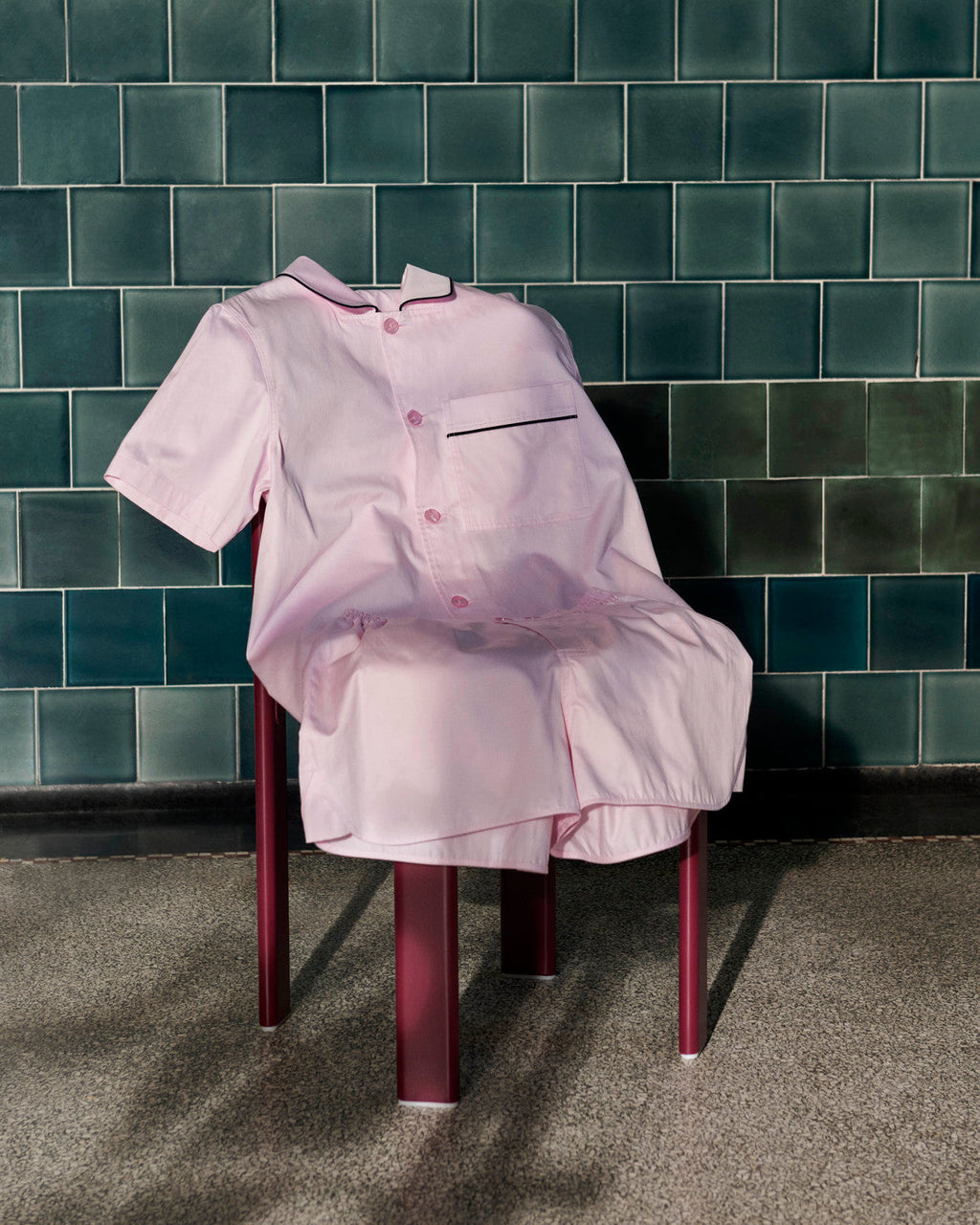 Outline Pyjama S/S Shirt HAY