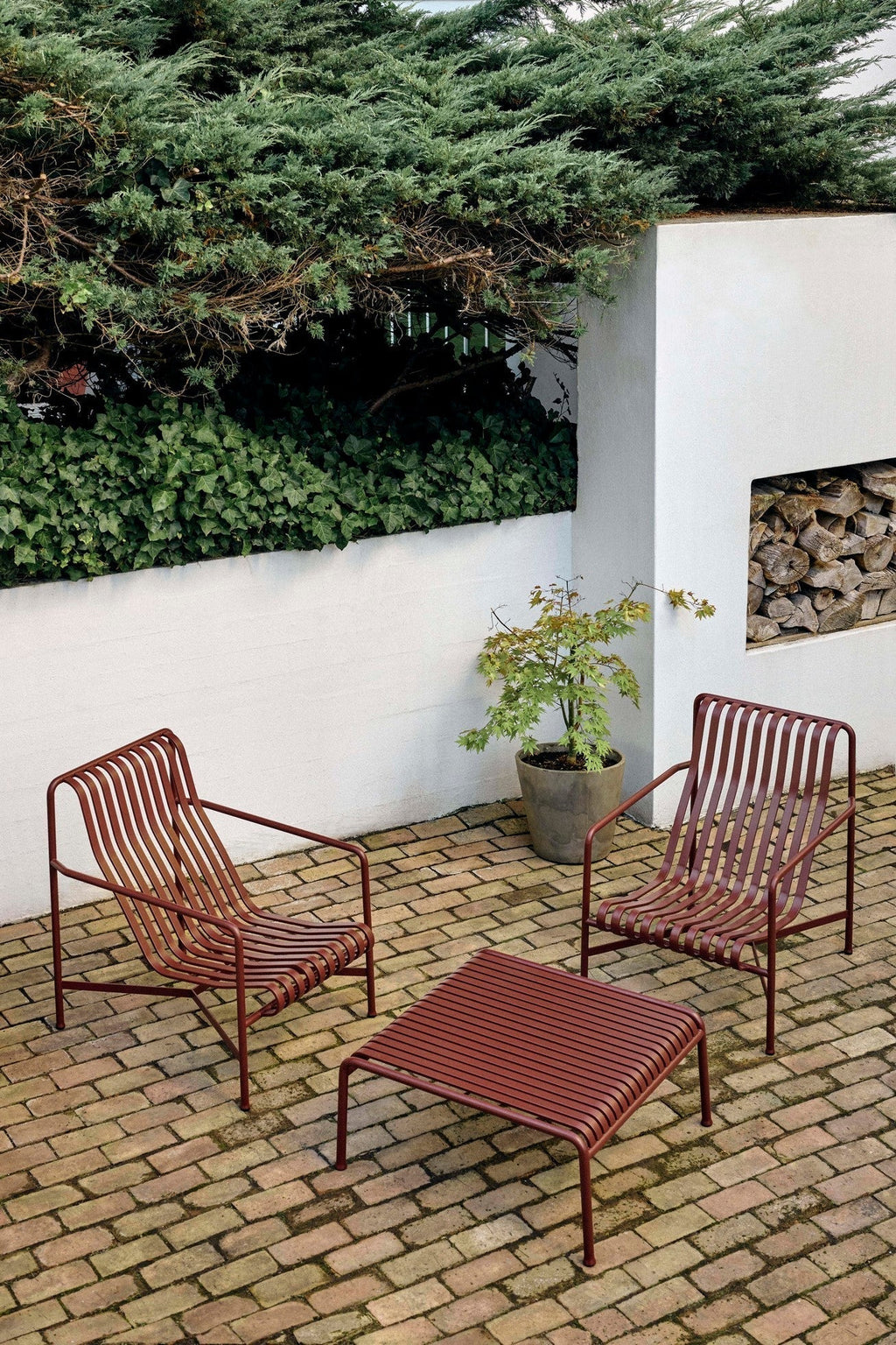 Palissade Lounge Chair High HAY