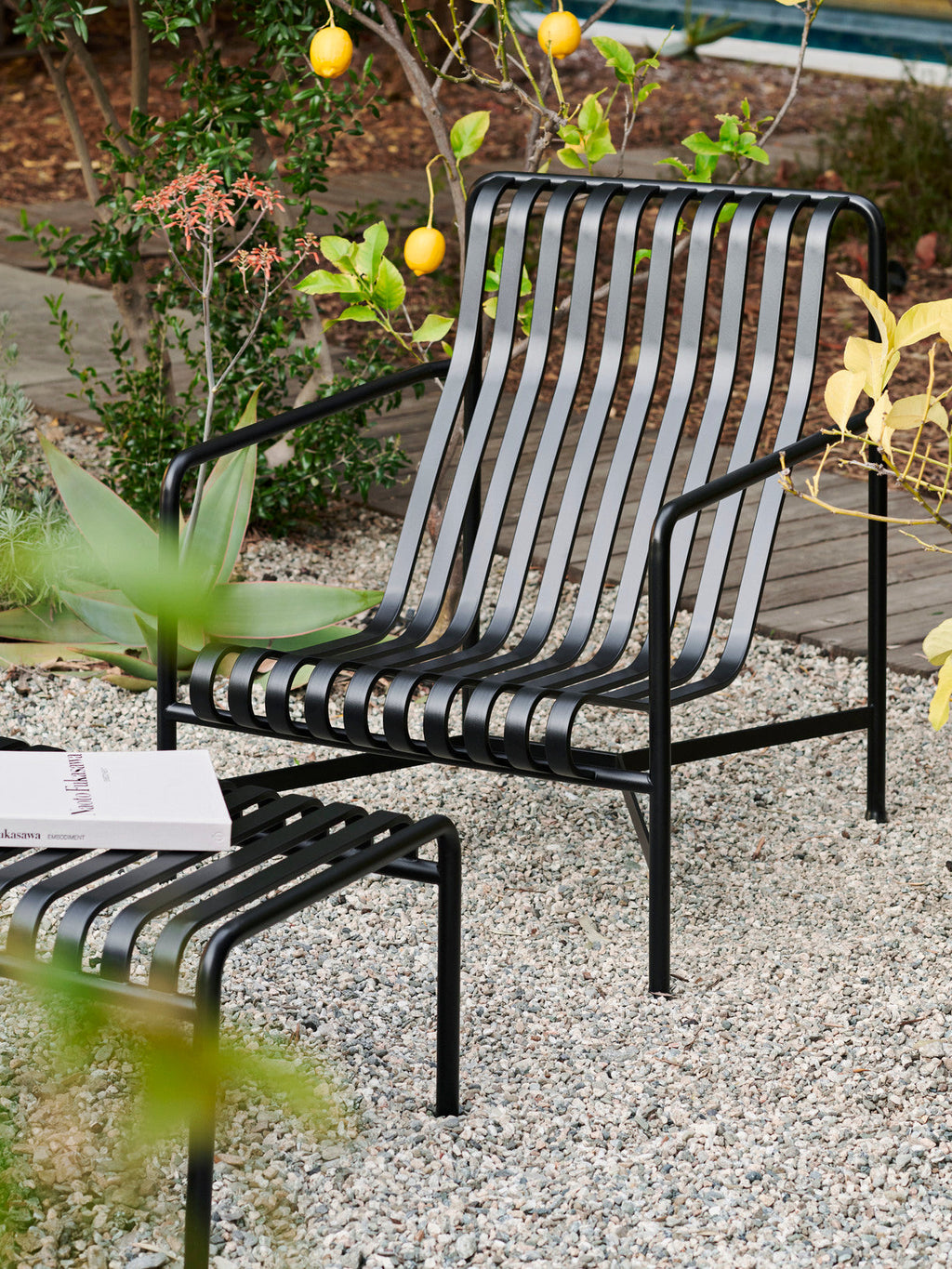 Palissade Lounge Chair High HAY