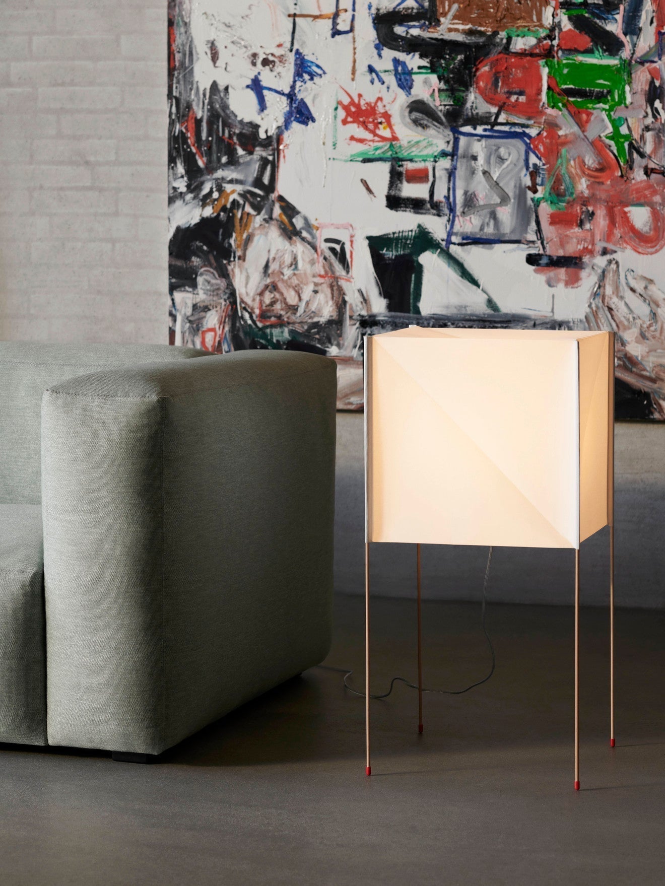 Paper Cube Floor Lamp HAY