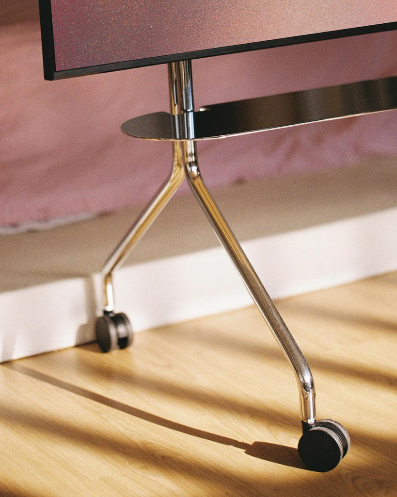 Pipe Shelf - Chrome Pedestal