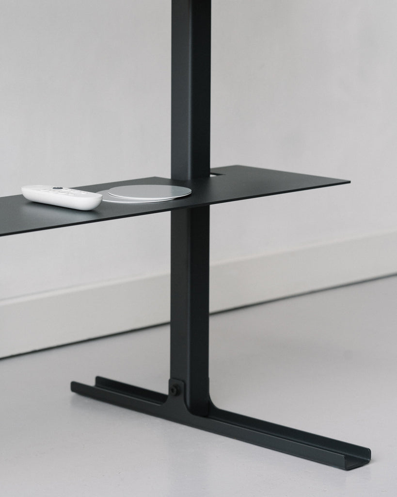 Plate Shelf - Charcoal Pedestal