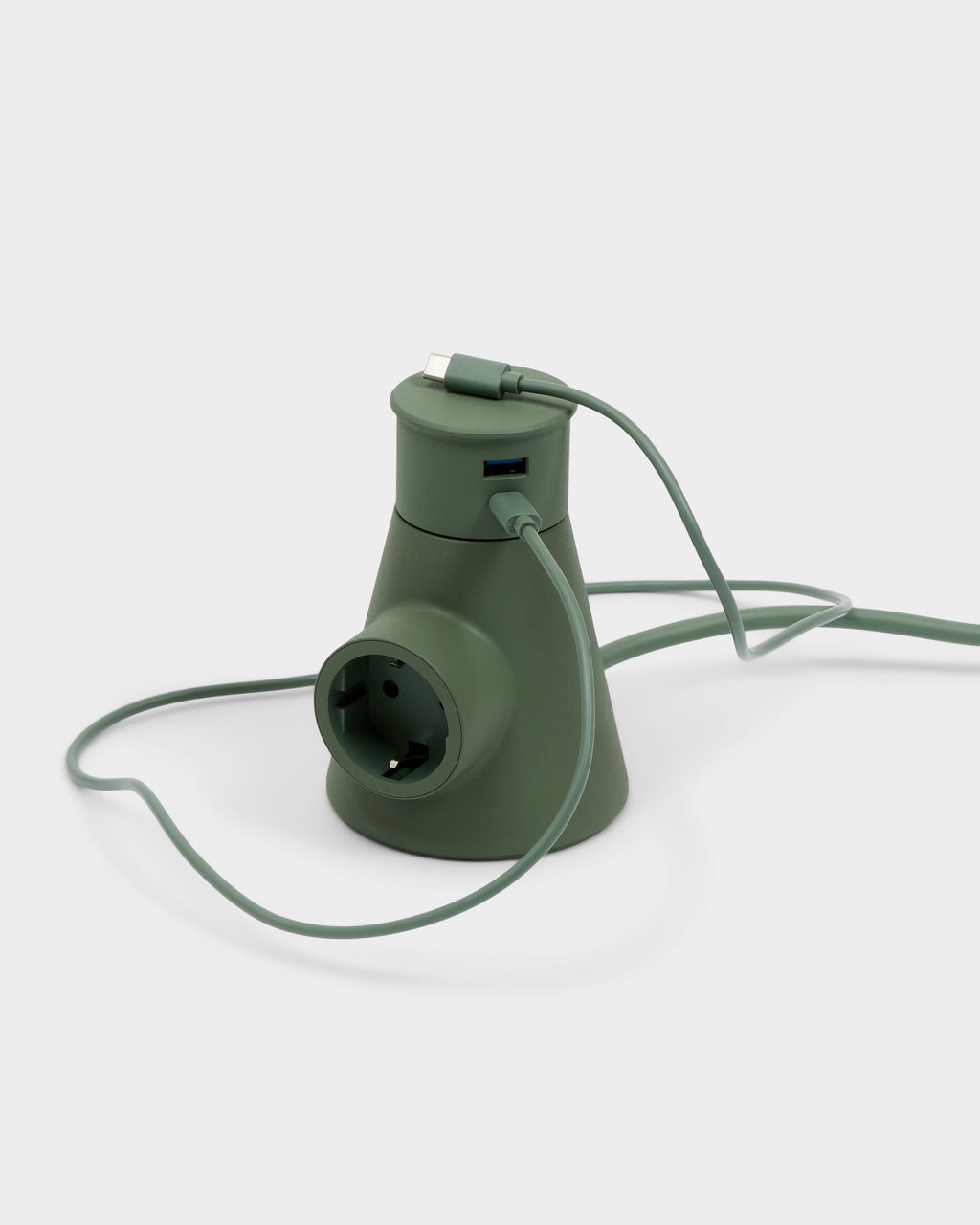 Power Adapter - Mossy Green Pedestal