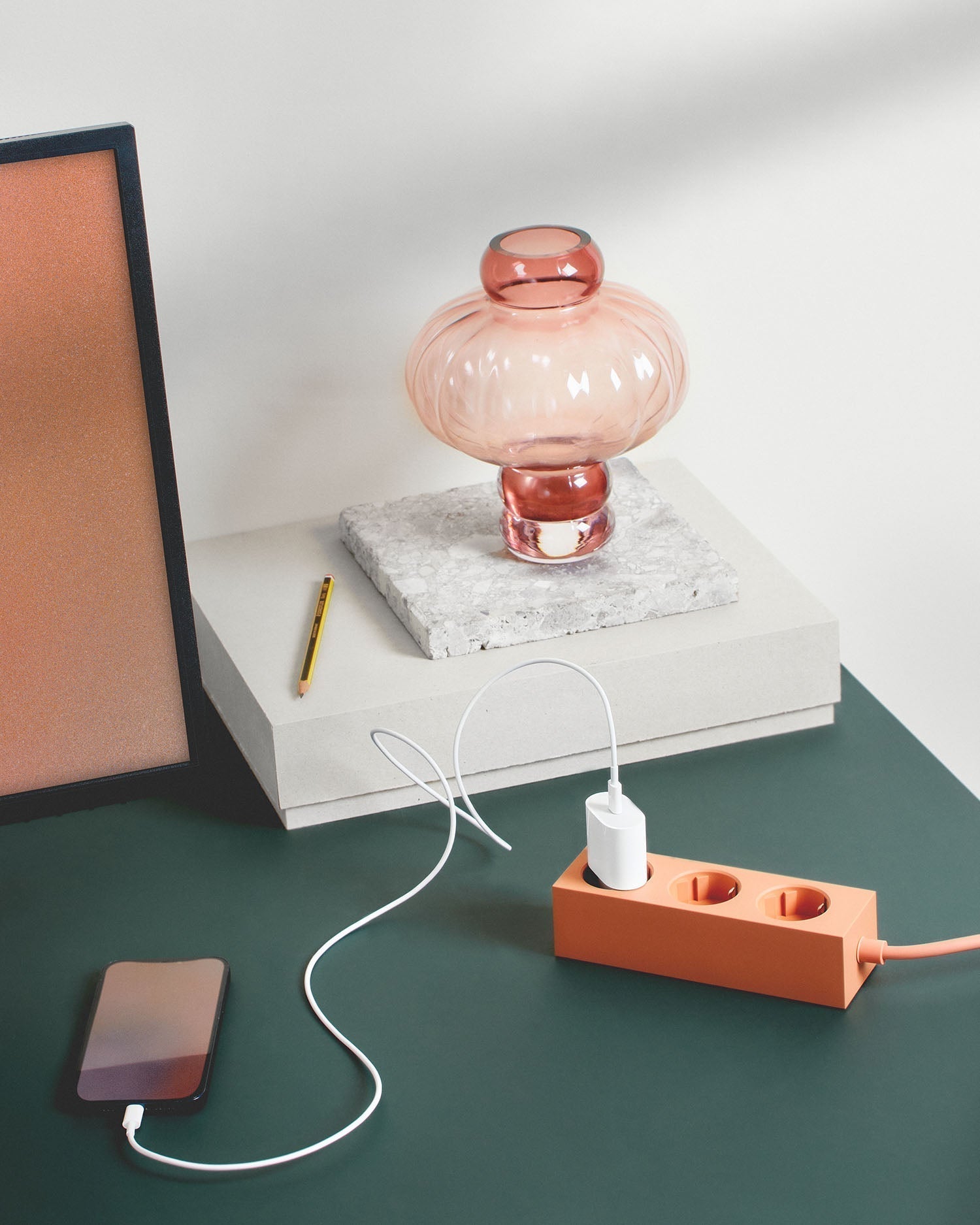 Power Bar 5 meters - Dusty Rose Pedestal