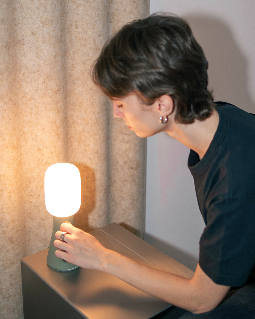 Power Base - Mossy Green Pedestal