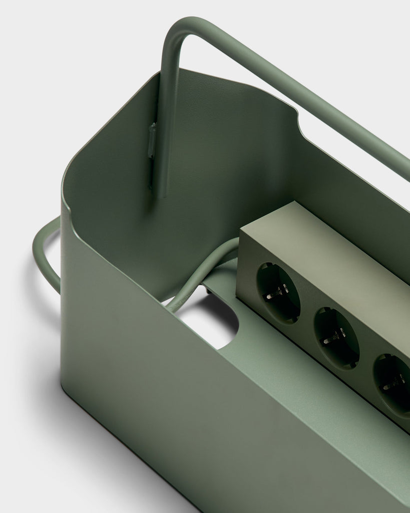 Power Beam 2 meters - Mossy Green Pedestal