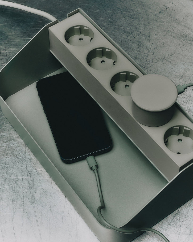 Power Beam 5 meters - Mossy Green Pedestal