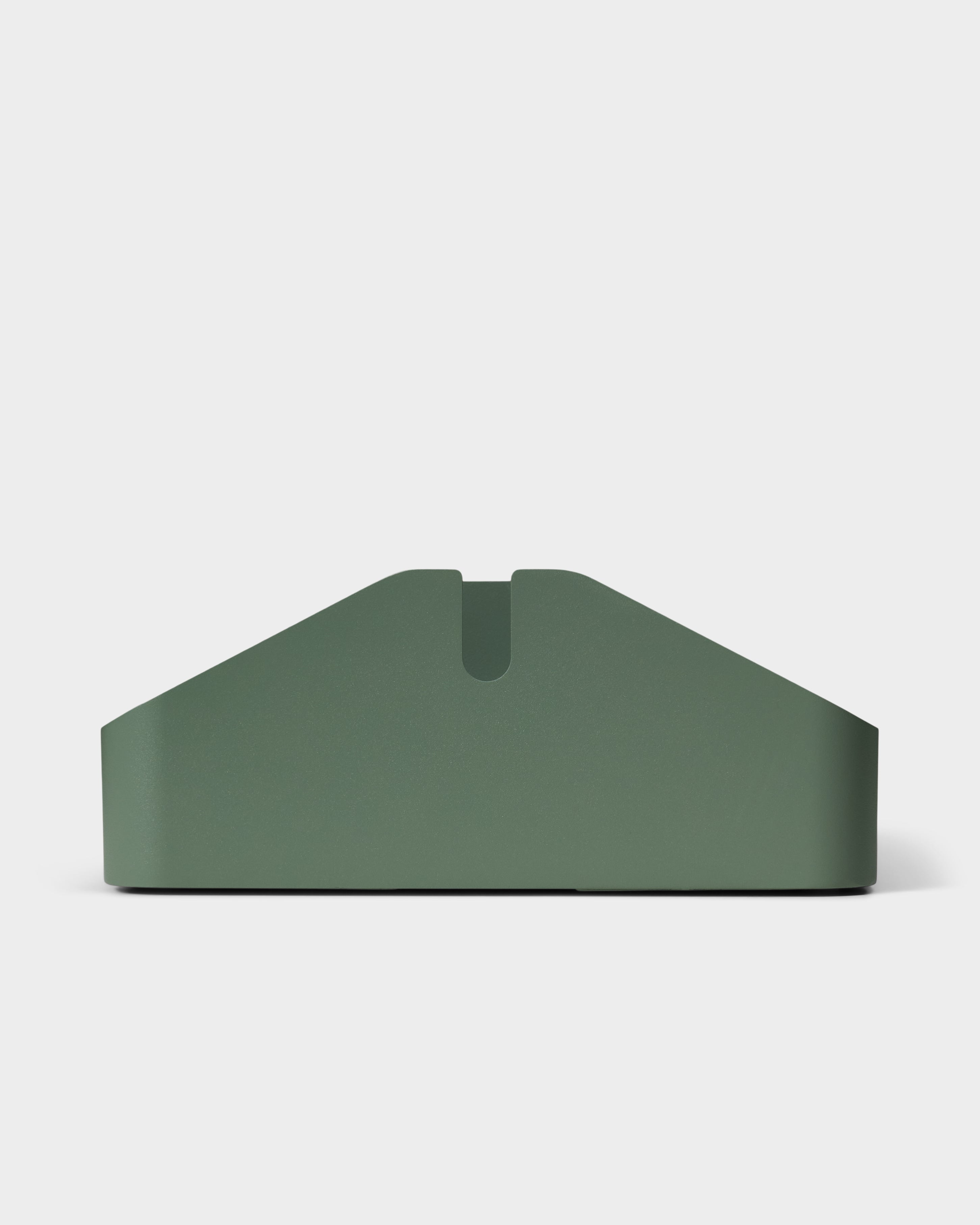Power Tray Double - Mossy Green Pedestal