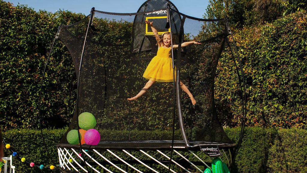 R54 Compact Round Springfree Trampoline