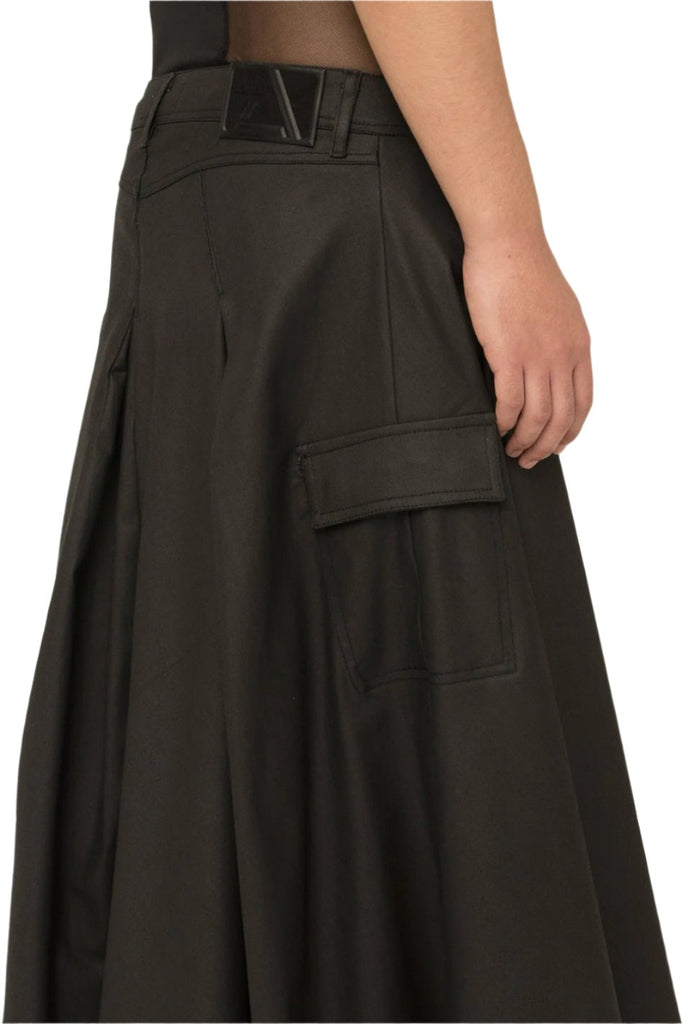 Denim Pleated Skirt JNORIG